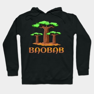 Baobab Upside Down Tree Baobab Madagascar Hoodie